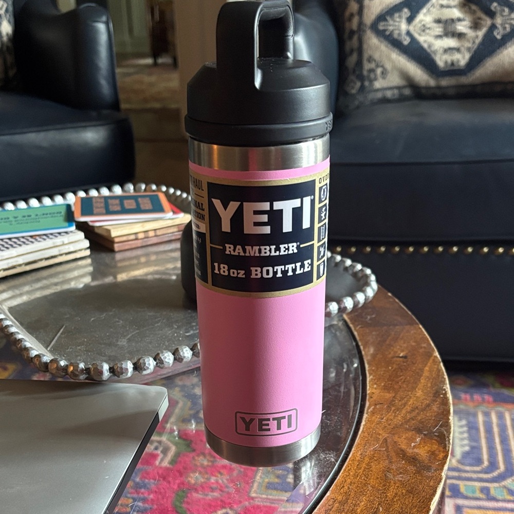 YETI Rambler 18 oz Bottle in Pink and Black New